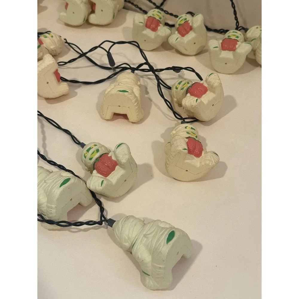 Vintage Mummy String Lights Lot Of 3 (lights‎ Don't Work )